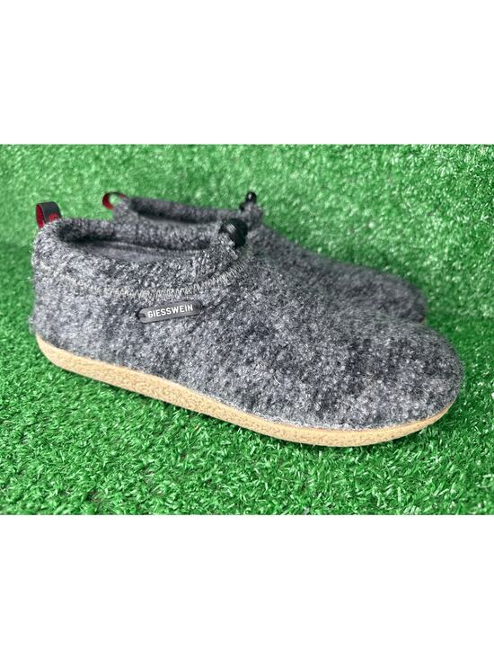 Giesswein Vent Slippers Men’s EU 41 US 8 Anthracite Marine Slip-On Wool Shoes main image 5